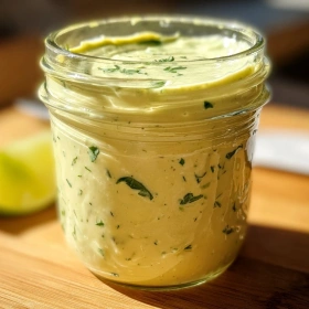 Creamy Cilantro Garlic Sauce recipe