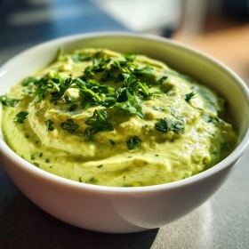 Creamy Avocado Cilantro Dip recipe
