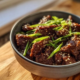 Savory Slow Cooker Korean Beef recipe