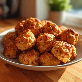 Savory Cheddar Sausage Balls recipe