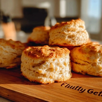 Perfectly cooked Fluffy Gluten-Free Biscuits served and ready to eat - final result