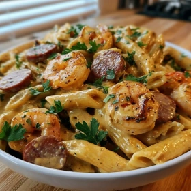 Cajun Mardi Gras Pasta Delight recipe