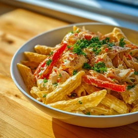 Spicy Cajun Crab Pasta Delight recipe