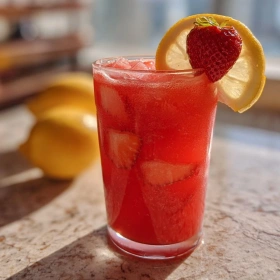 Chilled Strawberry Lemonade Bliss recipe