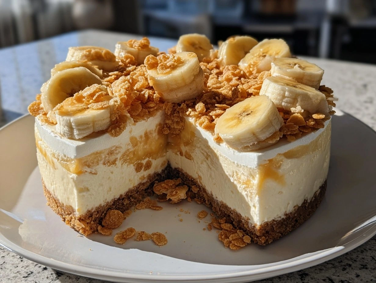 Banana Pudding Crunch Cheesecake
