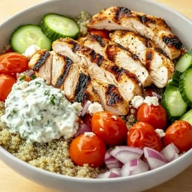 Zesty Greek Chicken Bowls recipe