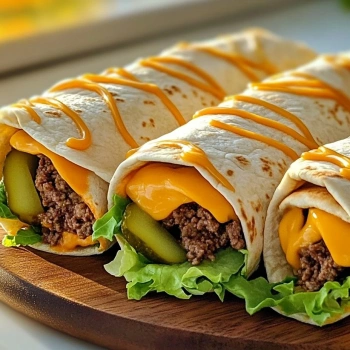 Perfectly cooked Savory Big Mac Wraps served and ready to eat - final result
