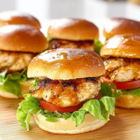Honey Mustard Chicken BLT Sliders recipe