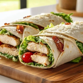 Ultimate Chicken Caesar Wraps recipe