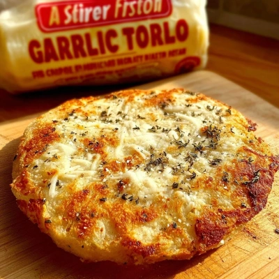 Delicious Crispy Air Fryer Garlic Tortilla - homemade American comfort food recipe