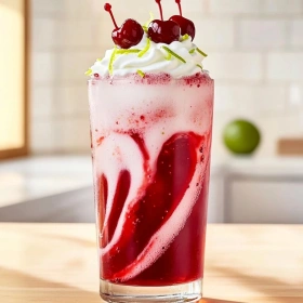 Cherry Lime Frost Dirty Soda recipe