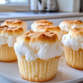 Fluffy Japanese Cotton Cheesecake Cupcakes recipe