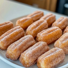 Crispy Air Fryer Churro Bites recipe