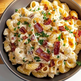 Bacon Cheddar Ranch Pasta Salad recipe