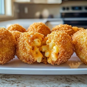 Crispy Fried Mac and Cheese Balls recipe