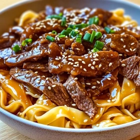 Korean Beef Noodles: Slow Cooker Comfort recipe