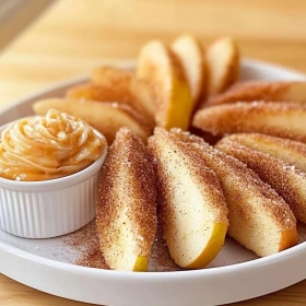 Air Fried Apple Wedges Delight recipe
