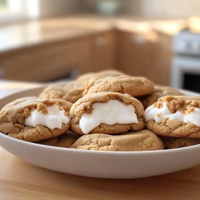 Fluffernutter Stuffed Cookies Delight recipe