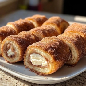 Cinnamon Cream Cheese Toast Rolls recipe