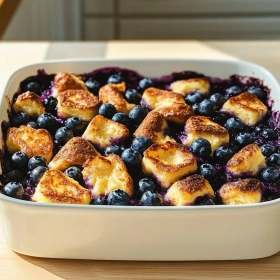 Blueberry French Toast Casserole Delight recipe