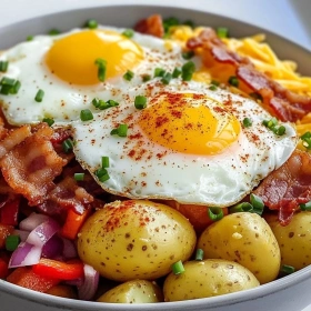 Loaded Breakfast Hash Bowl recipe