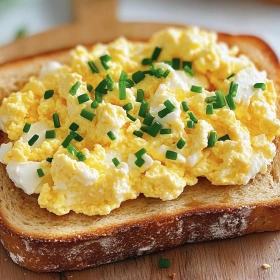 Creamy Ricotta Egg Toast recipe