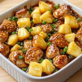 Savory Pineapple Chicken Bake recipe