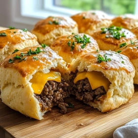 Garlic Parmesan Cheeseburger Bombs recipe