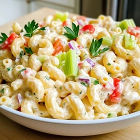Creamy Gordon Ramsay Macaroni Salad recipe
