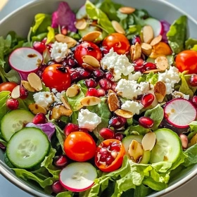 Vibrant Spring Mix Salad Delight recipe