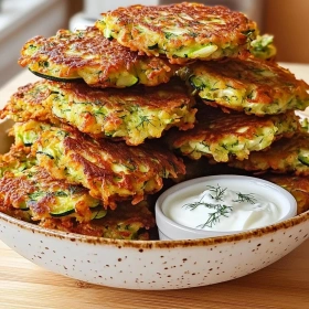 Crispy Zucchini Fritters recipe