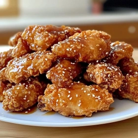 Crispy Hot Honey Chicken recipe