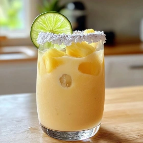 Tropical Non Alcoholic Piña Colada Punch recipe