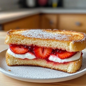 Strawberry Cheesecake Sandwich recipe