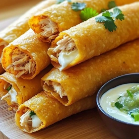 Crispy Chicken Taquitos recipe