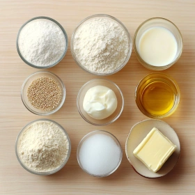 Step-by-step preparation of Golden Raising Cane’s Bread showing ingredients and initial cooking steps
