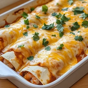 Creamy Shrimp Enchiladas recipe