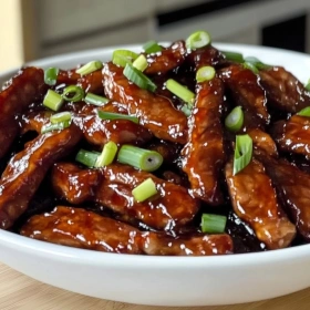 Sticky Honey Garlic Pork recipe