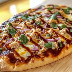 BBQ Chicken Flatbread Pizza recipe