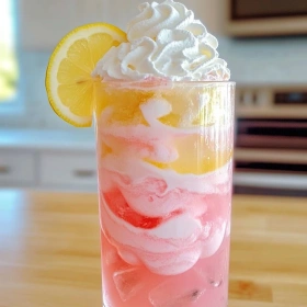 Whipped Pink Lemonade Fizz recipe
