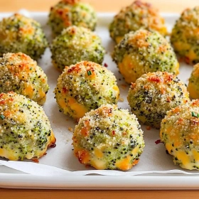 Baked Broccoli Cheese Balls recipe
