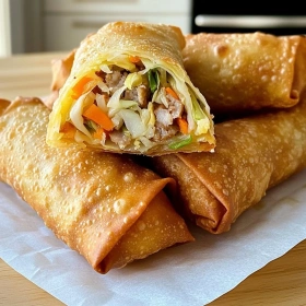 Golden Brown Egg Rolls recipe