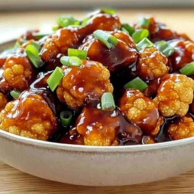 Easy Vegan General Tso's Cauliflower recipe