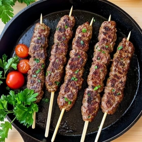 Classic Beef Kafta Kabob recipe