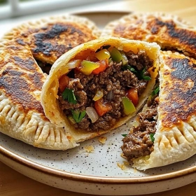 Egyptian Hawawshi Beef Pies recipe