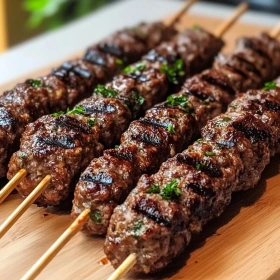 30-Minute Beef Kafta Kebabs recipe
