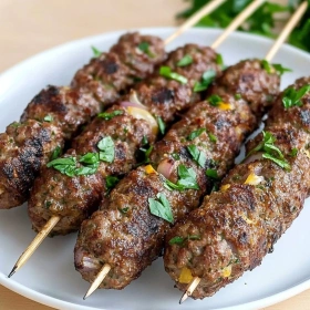 Authentic Lamb Kofta Kebabs recipe