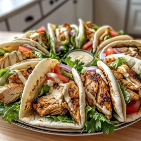 Authentic Chicken Shawarma Wraps recipe