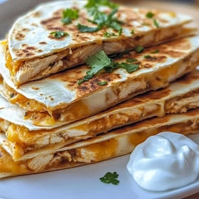 High Protein Chicken Quesadilla recipe