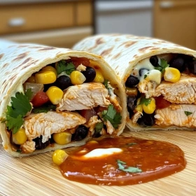 Smoky Southwest Chicken Wrap recipe